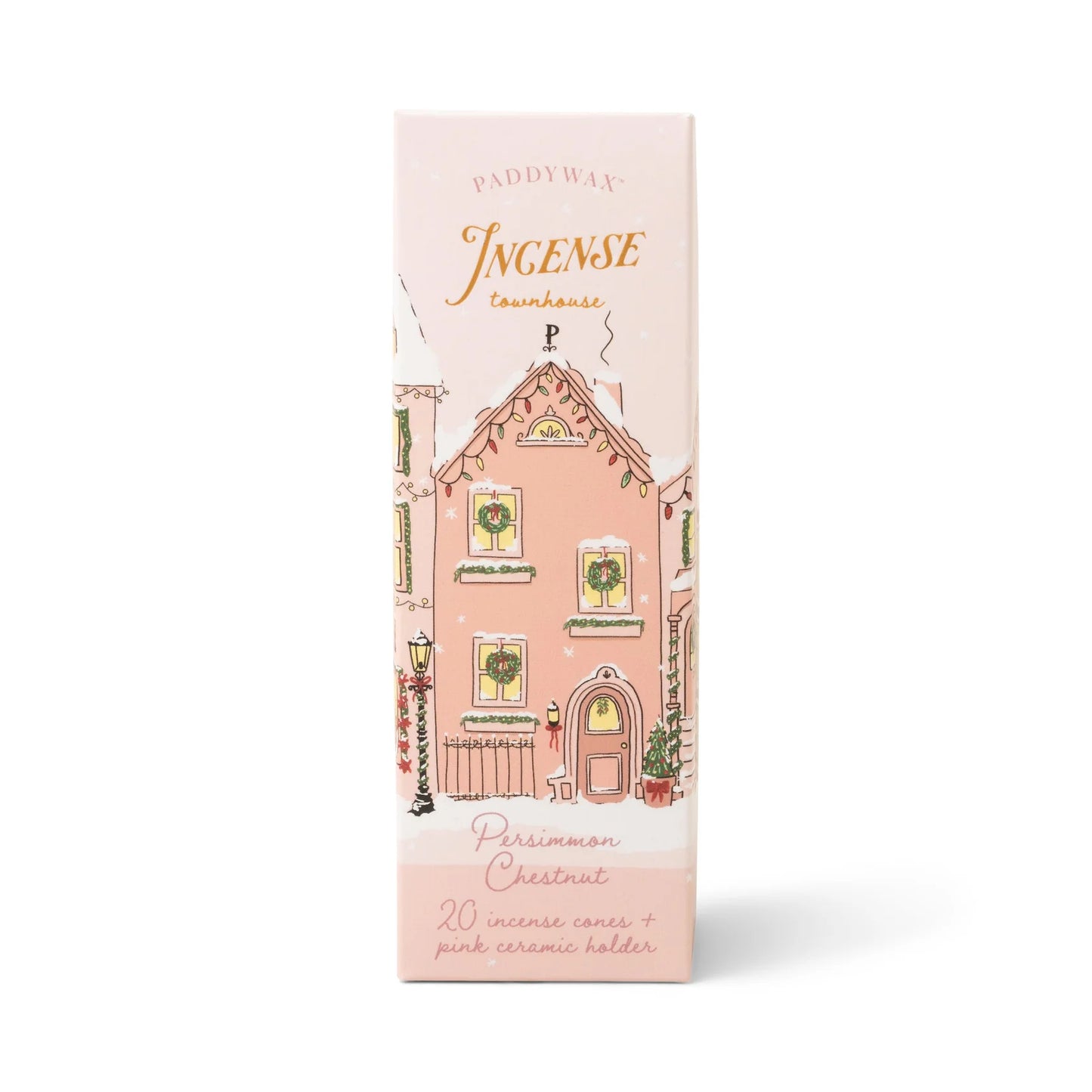 Holiday Incense House - Persimmon & Chestnut