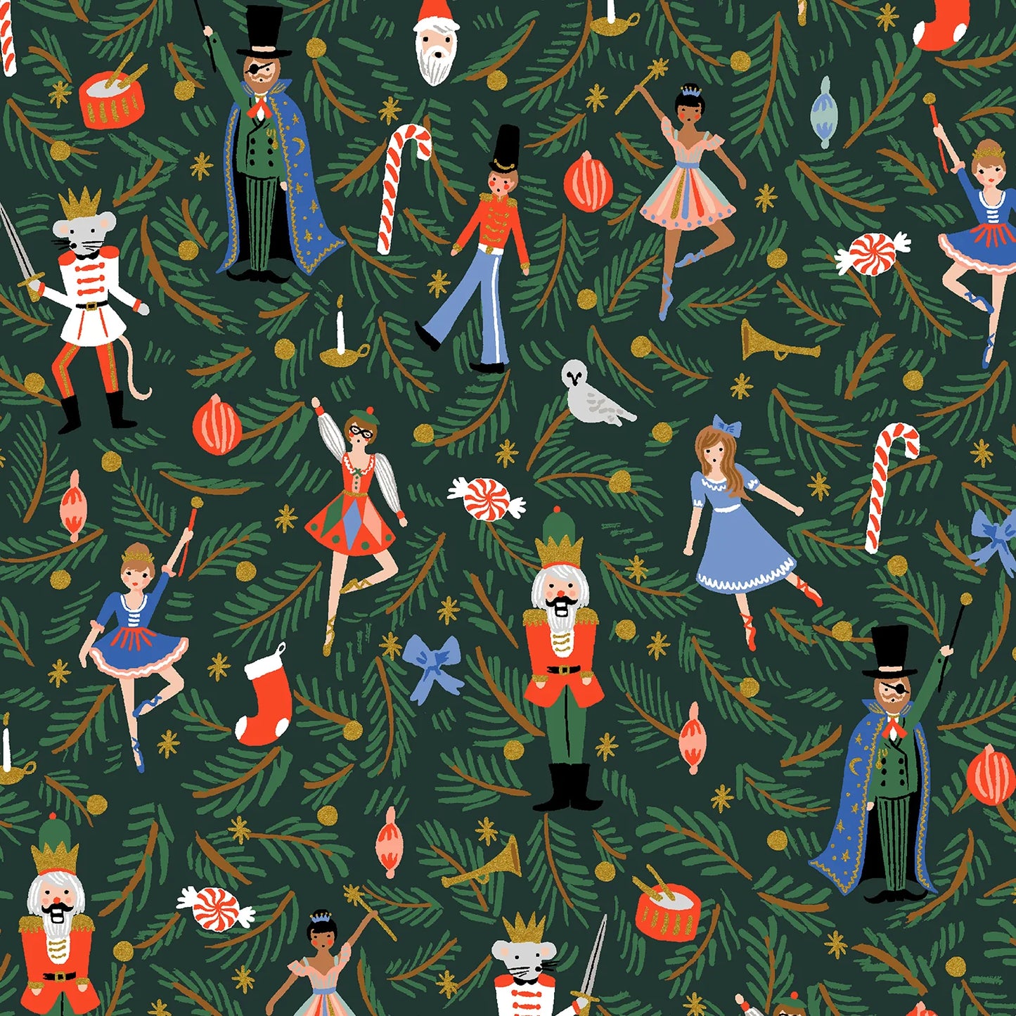 Nutcracker Gift Wrapping Paper Roll