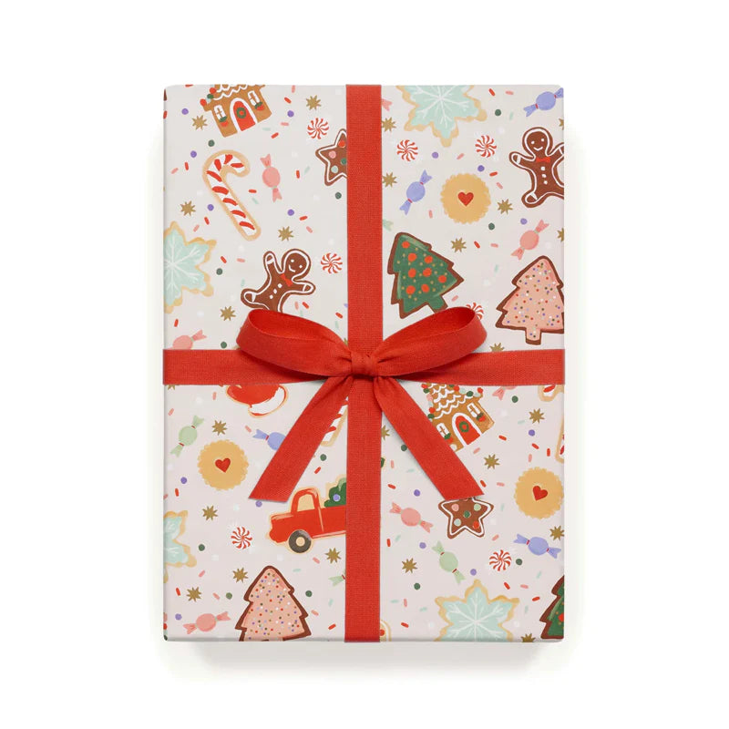 Christmas Cookies Gift Wrap Sheets | Roll of 3