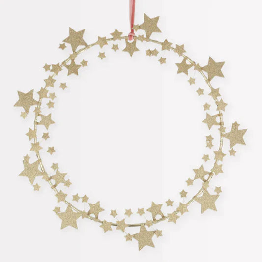 Sparkly Star Wreath