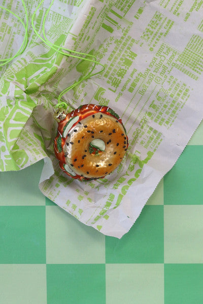 Bagel With Lox Ornament