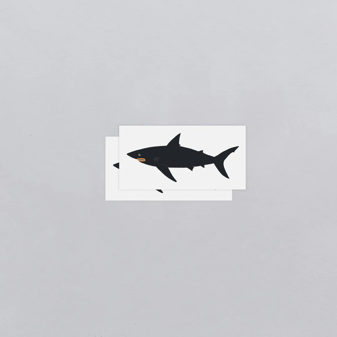 Dark Water Shark Tattoo Pair