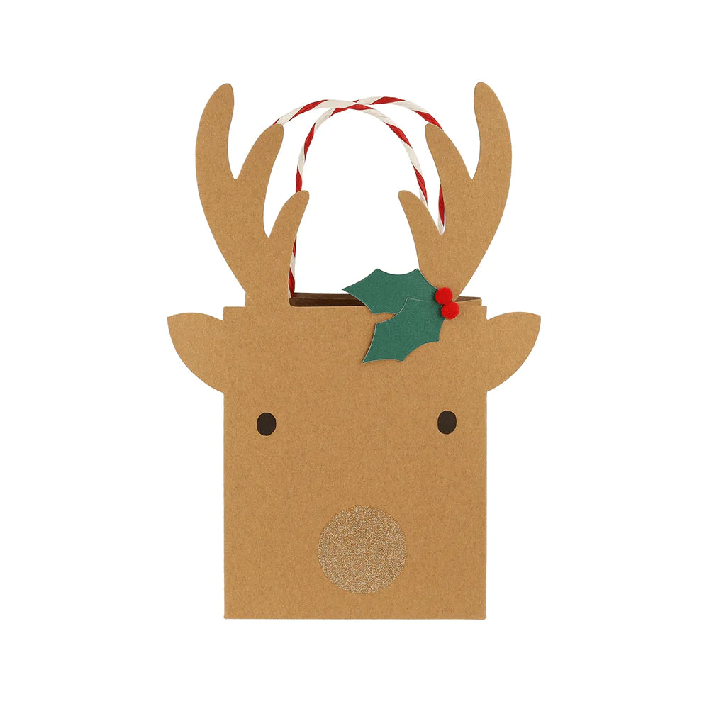 Reindeer Gift Bags | Set of 2