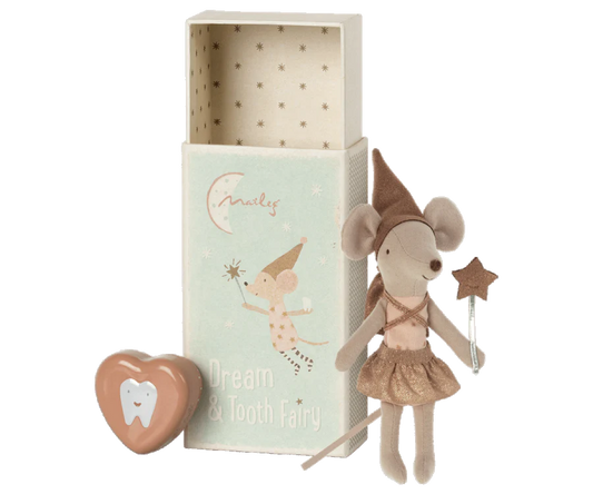 Tooth Fairy Mouse in matchbox| Rose