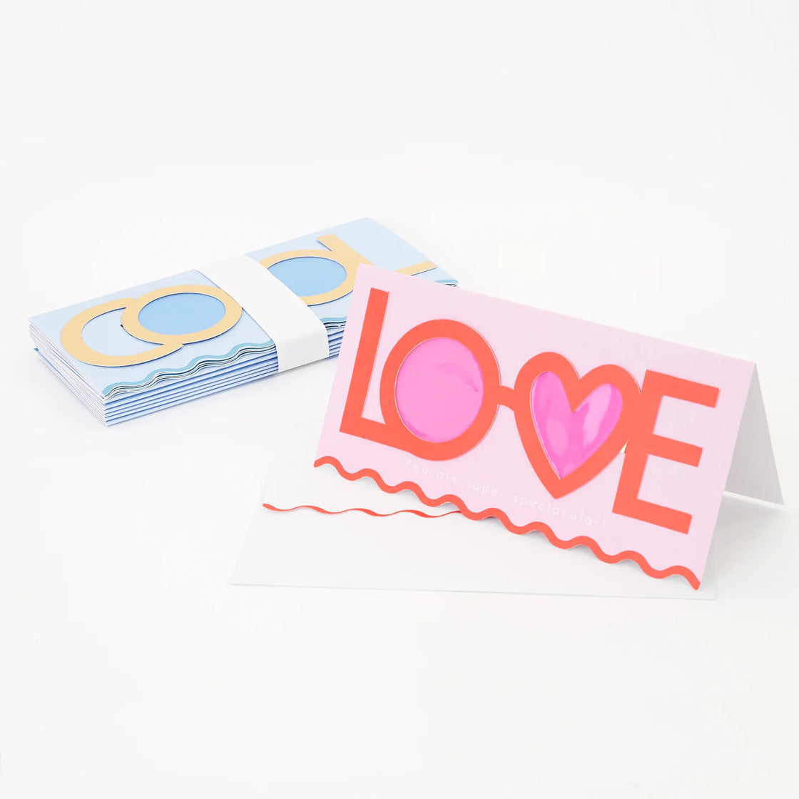 Valentine Cards With Glasses