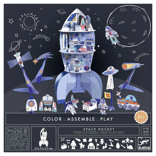 Color Assemble Play - Space Rocket