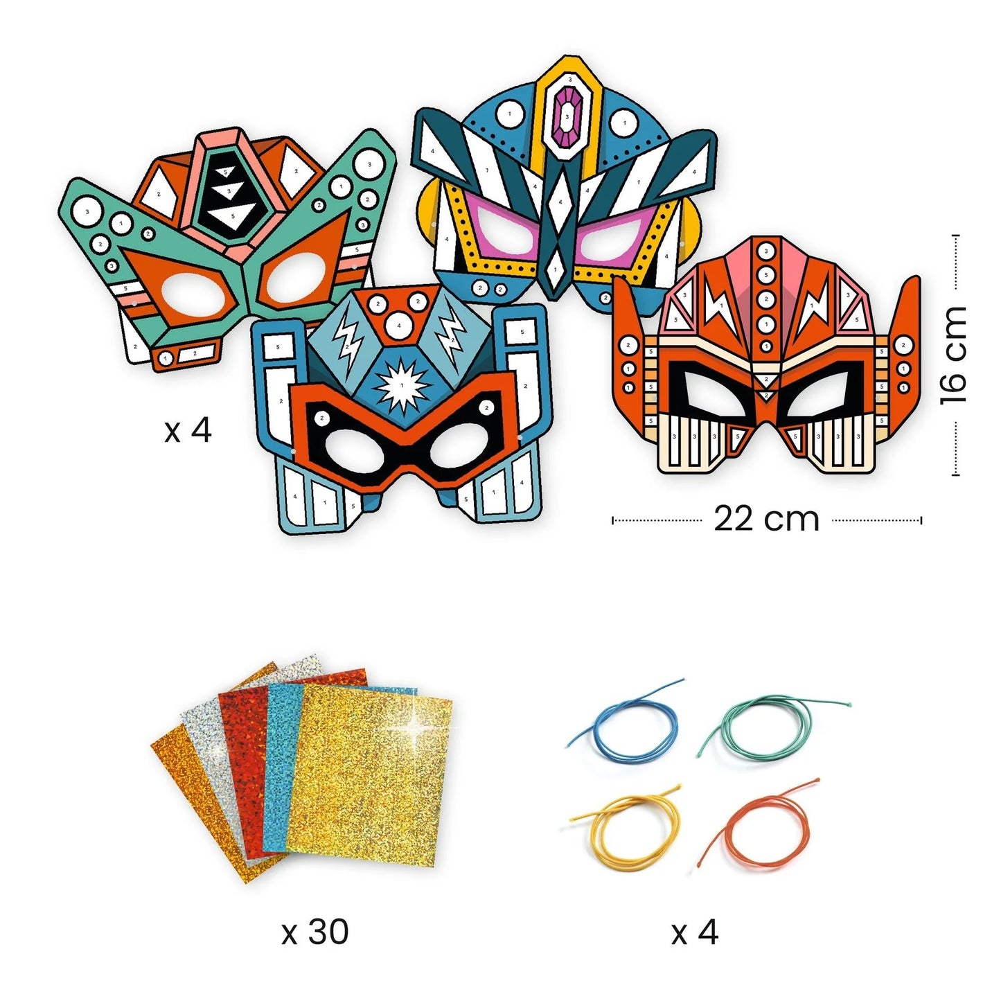 Super Robots DIY Masks Kit