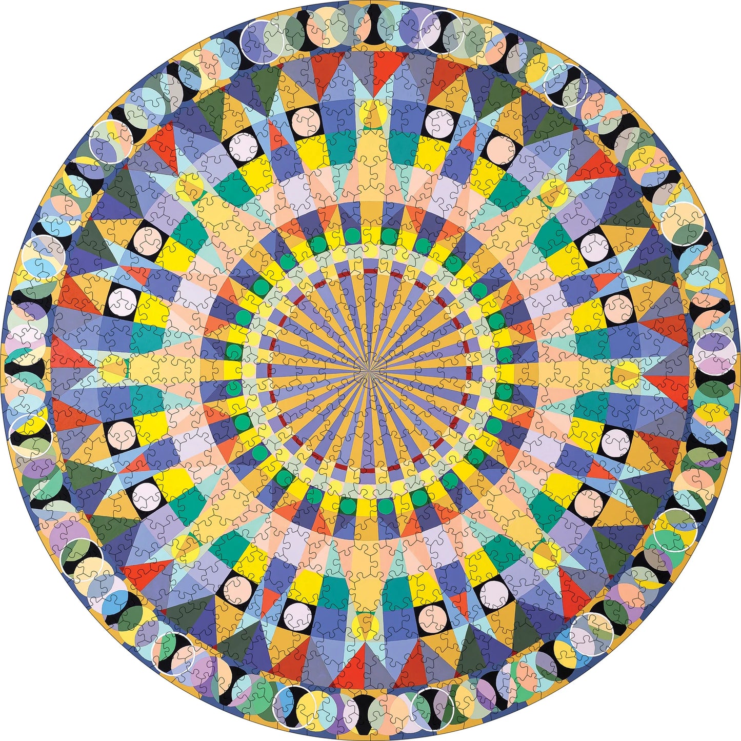 Susan Barnett: Mandala IV | 500 Piece Circular Jigsaw Puzzle