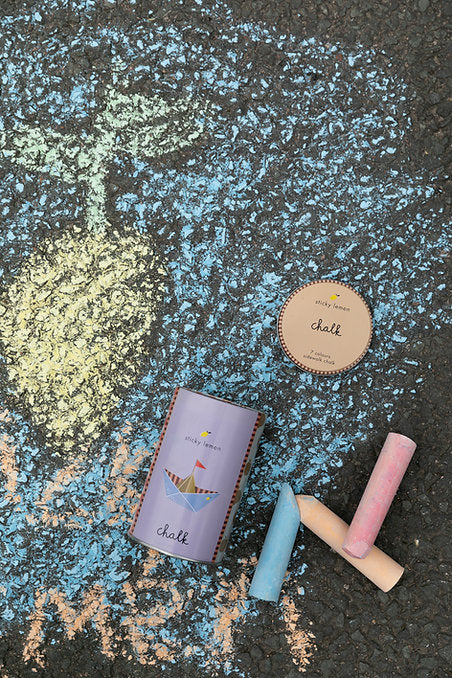 Sidewalk Chalk In Tin
