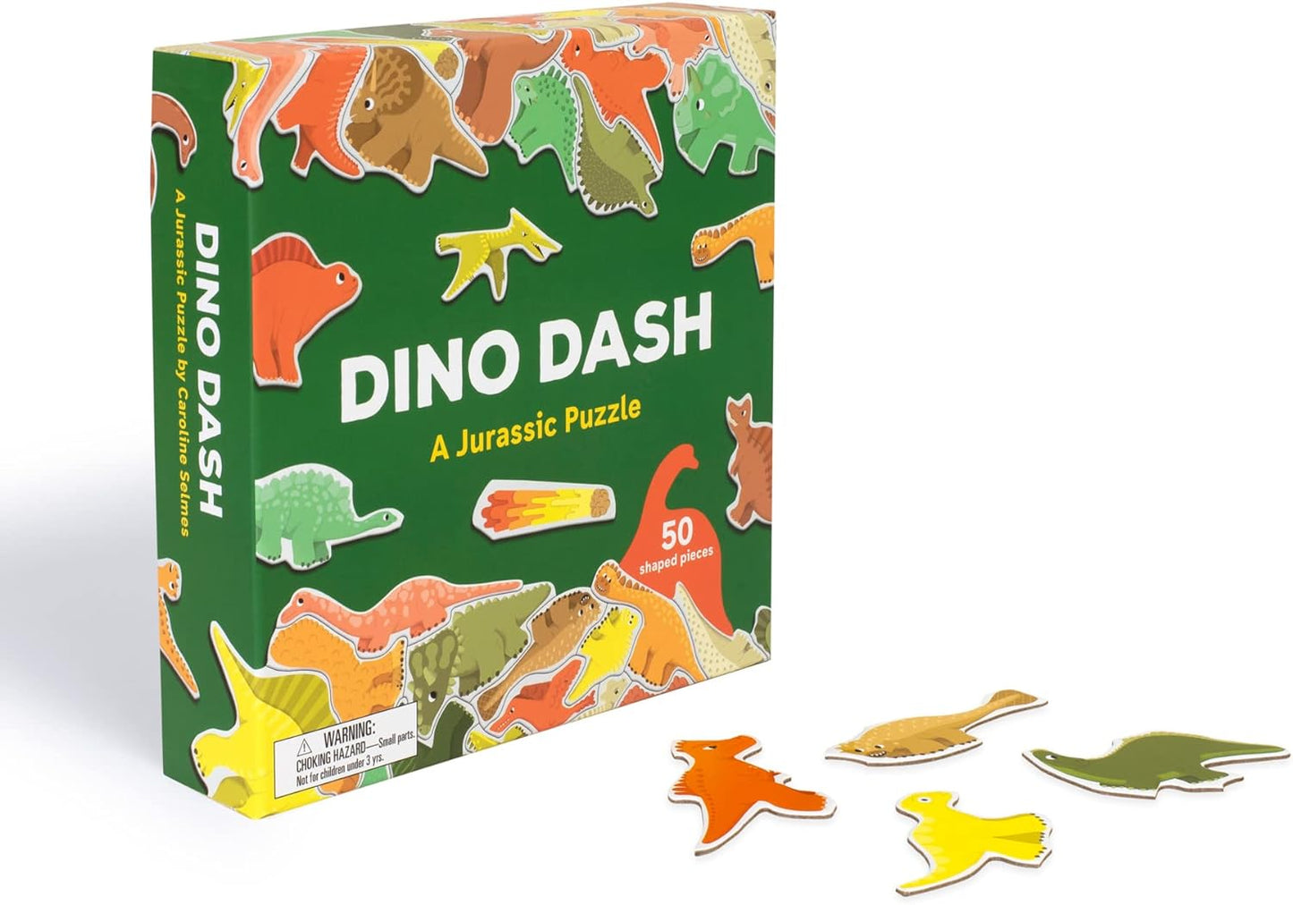 Dino Dash | 50 Piece Cluster Puzzle