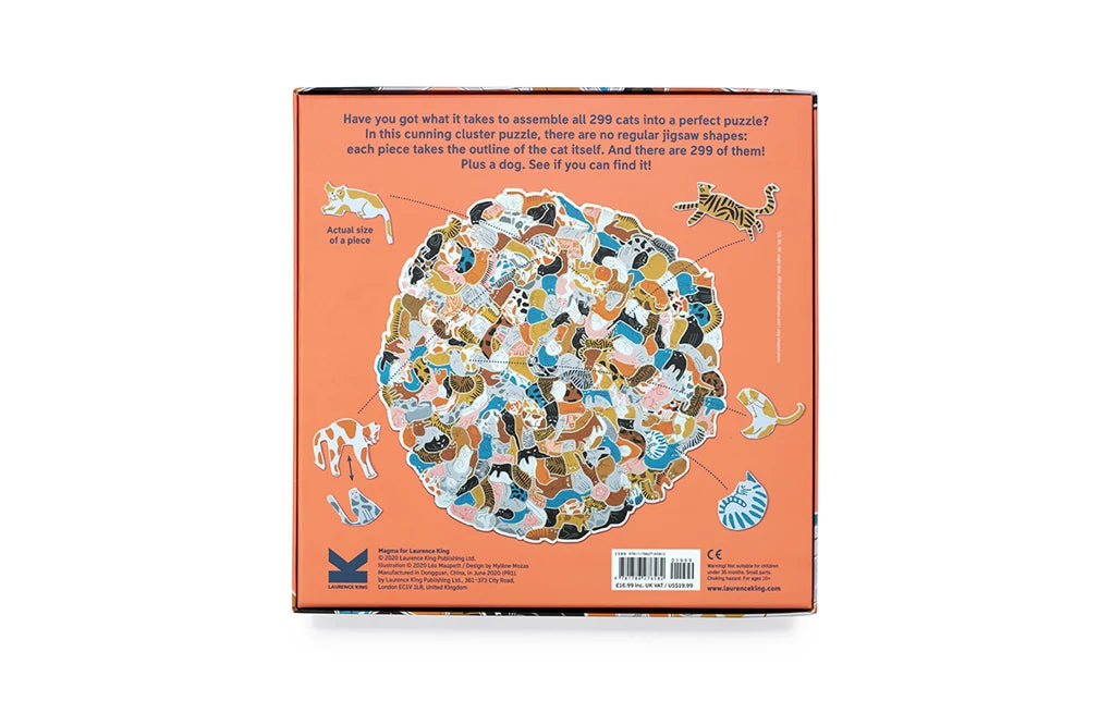 299 Cats (And A Dog) Cluster Puzzle