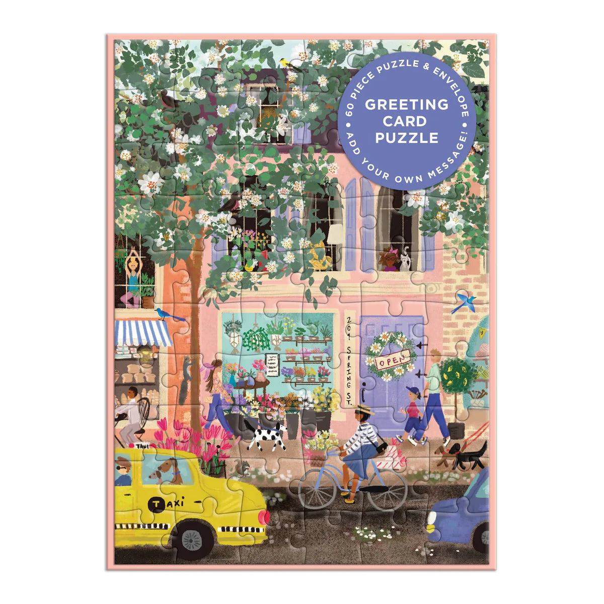 Spring Street Greeting Card Puzzle