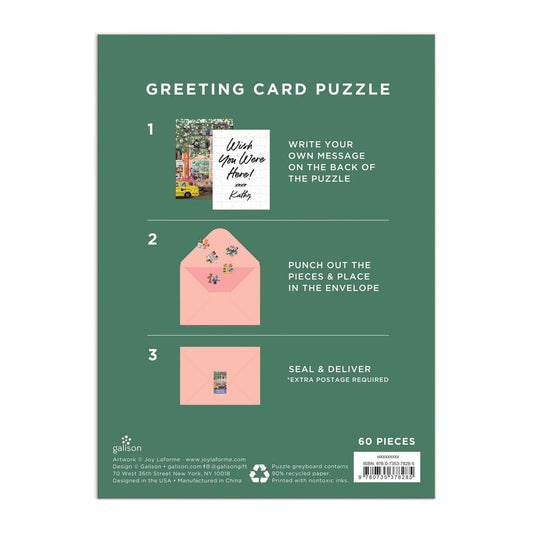 Spring Street Greeting Card Puzzle
