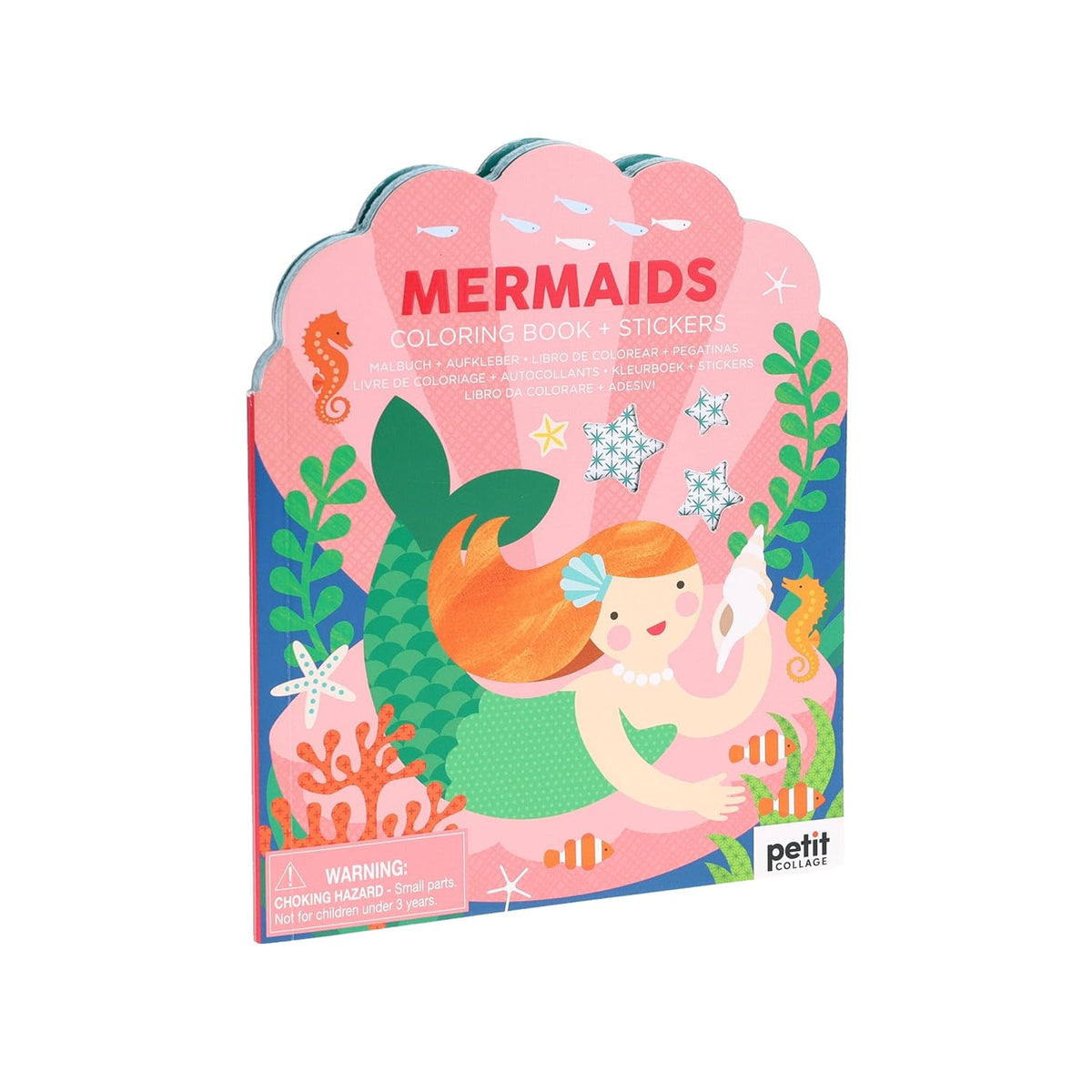 Coloring Book + Stickers | Mermaids