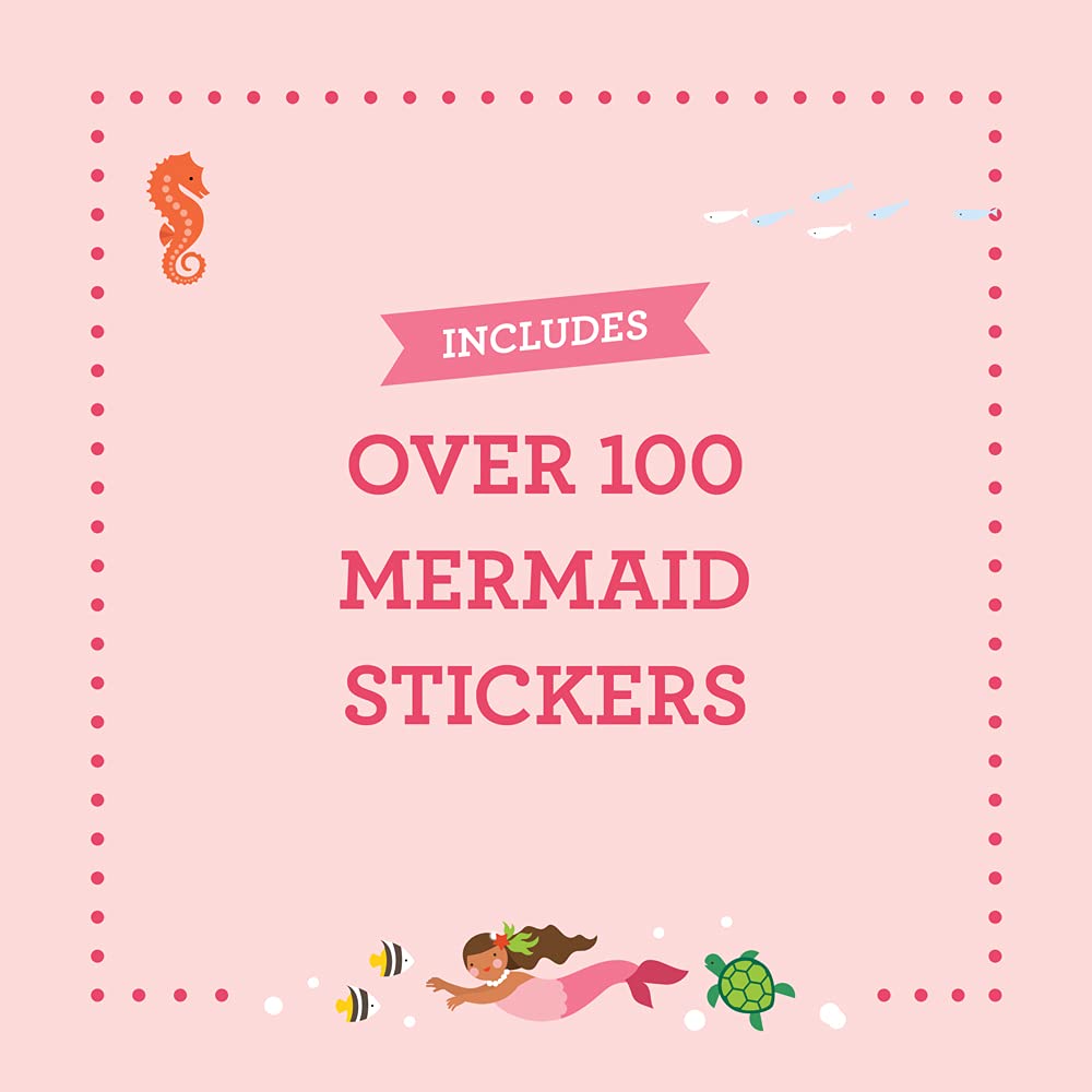 Coloring Book + Stickers | Mermaids