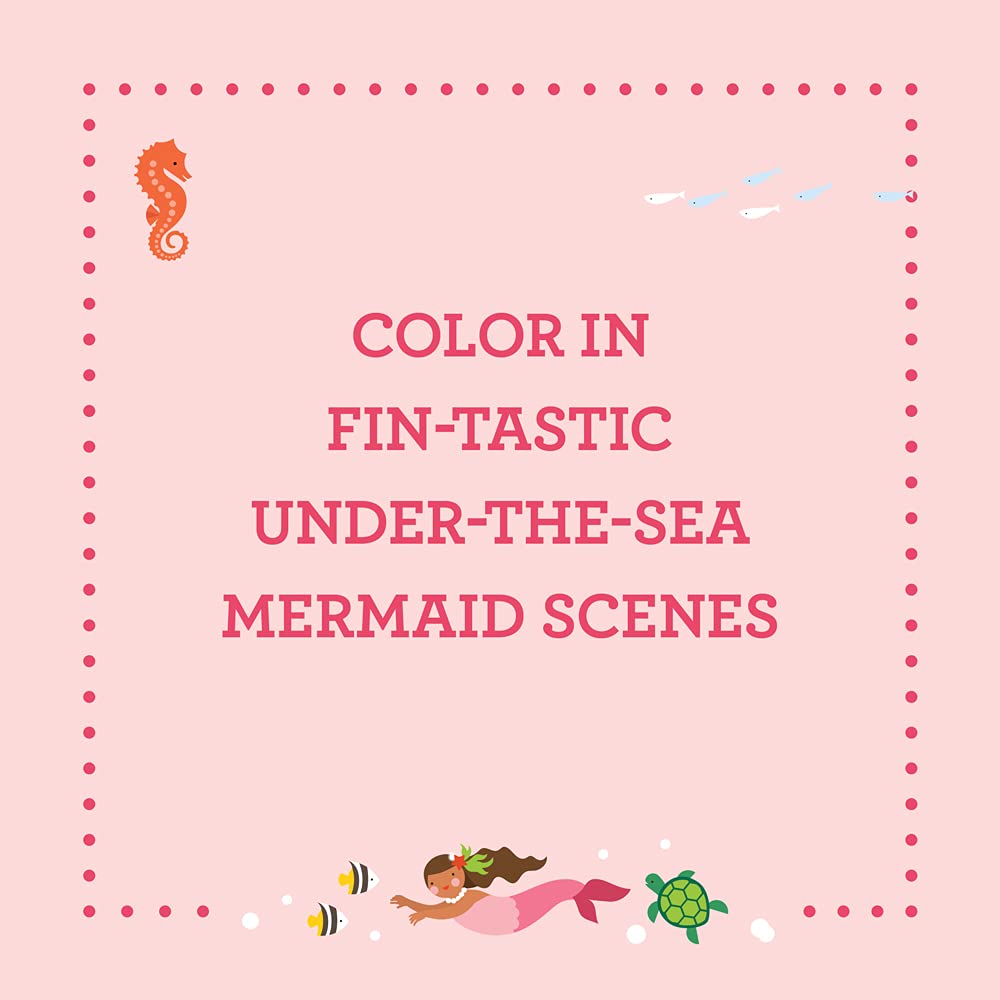 Coloring Book + Stickers | Mermaids
