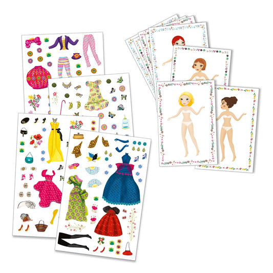 Massive Fashion | Reusable Stickers Paper Dolls