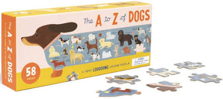 A to Z of Dogs | 58 Piece Jigsaw Puzzle