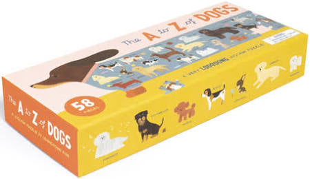 A to Z of Dogs | 58 Piece Jigsaw Puzzle