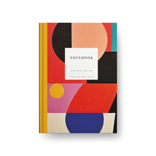 Utopian Abstract Hardcover Notebook
