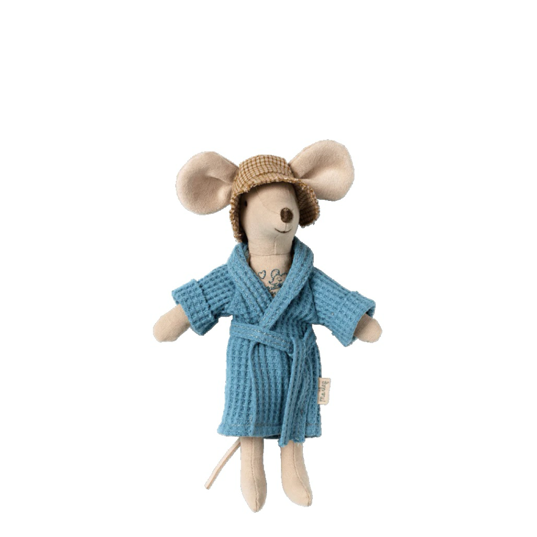 Bathrobe for Mouse | Dusty Blue