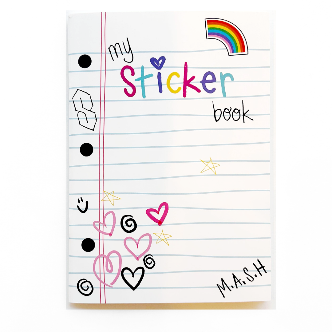 Notebook Scribbles Sticker Book – Dot Dot Dot