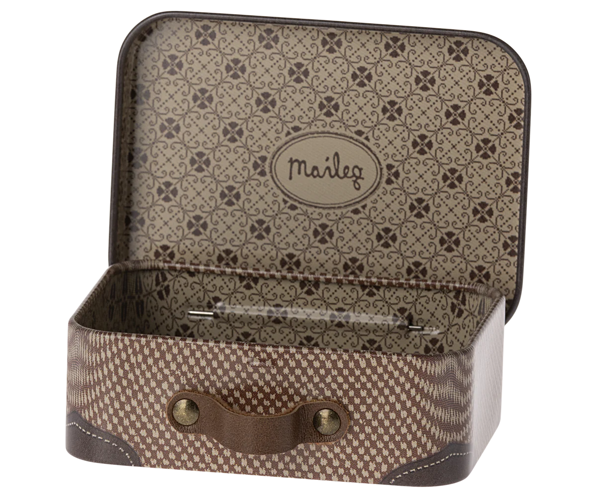 Metal Mouse Suitcase | Brown