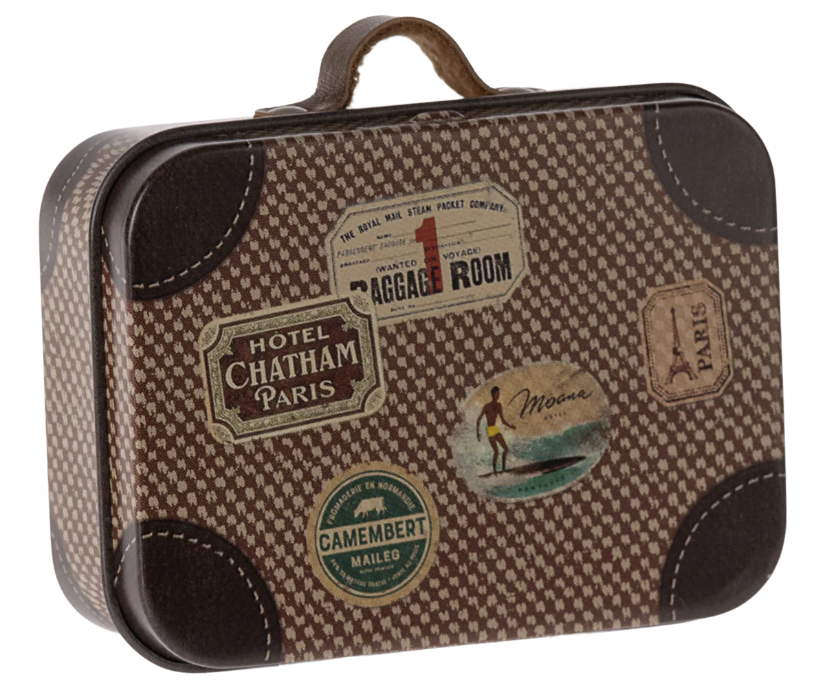 Metal Mouse Suitcase | Brown