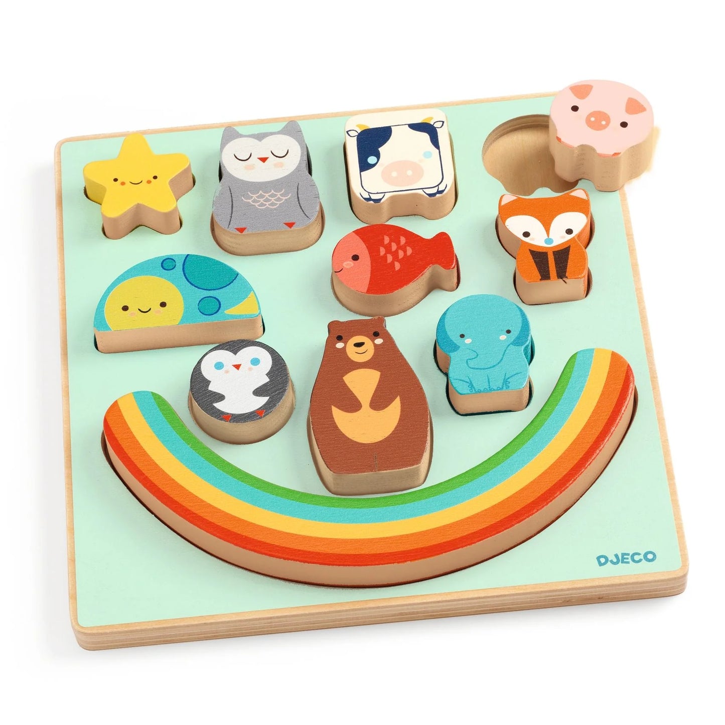 Puzz & Boom Rainbow Wooden Puzzle