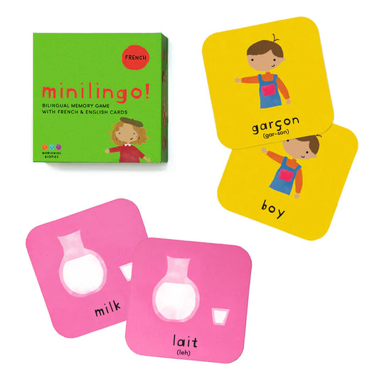 Minilingo! Memory Game | French & English