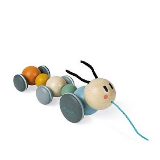 Pull Along Caterpillar Toy