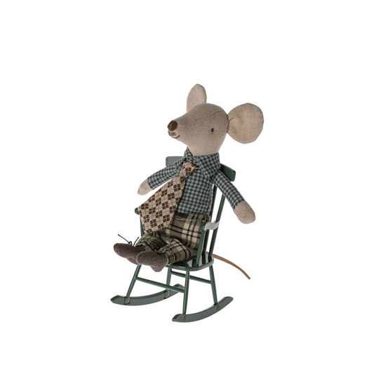 Mouse Rocking Chair | Dark Green
