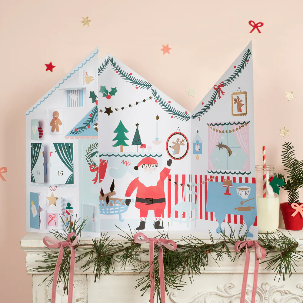 Santa’s Cabin Sticker Advent Calendar