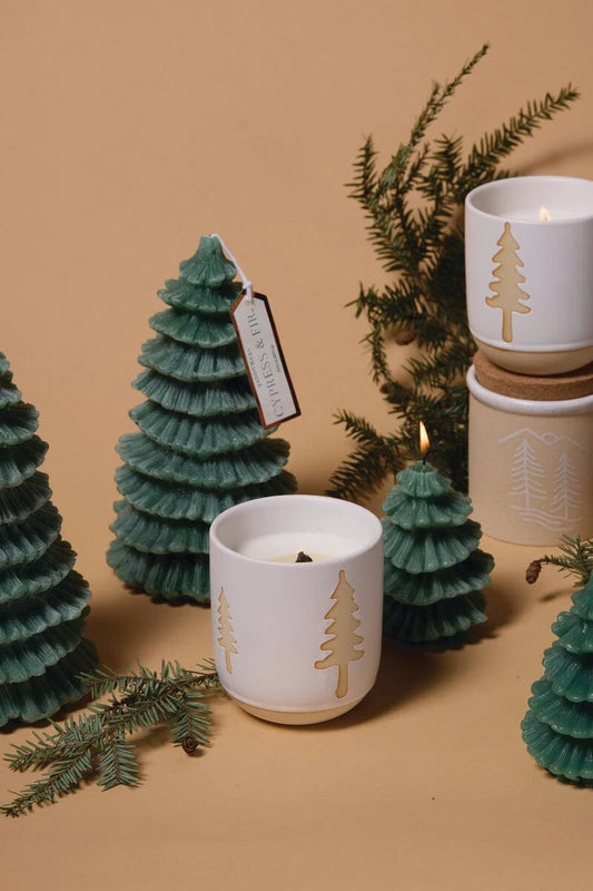 Tall Tree Totem Candle | Cypress & Fir