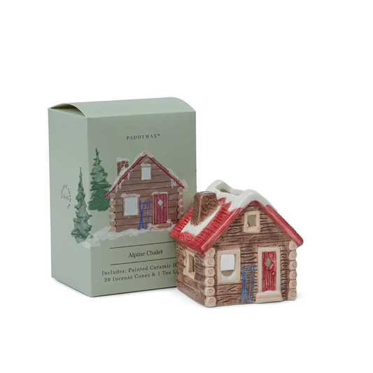 Alpine Chalet Incense & Tealight Holder | Palo Santo