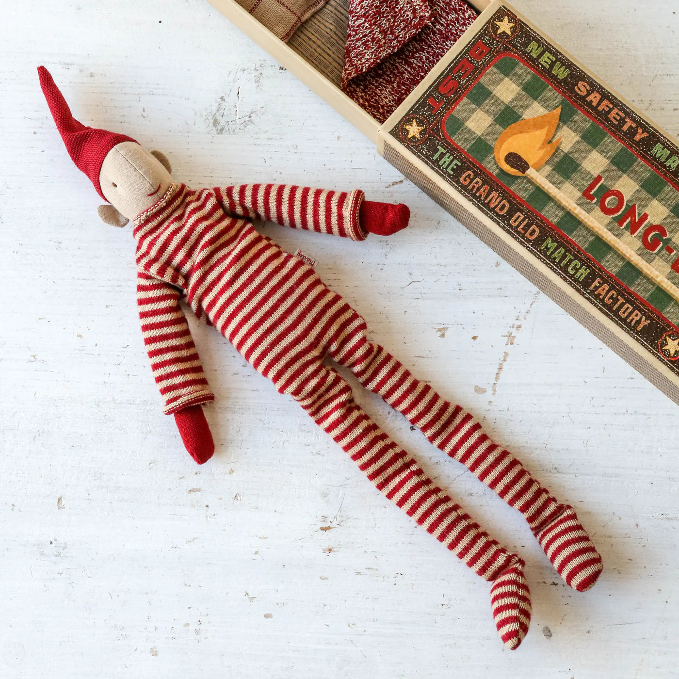 Log Legged Pixy In Matchbox | Small