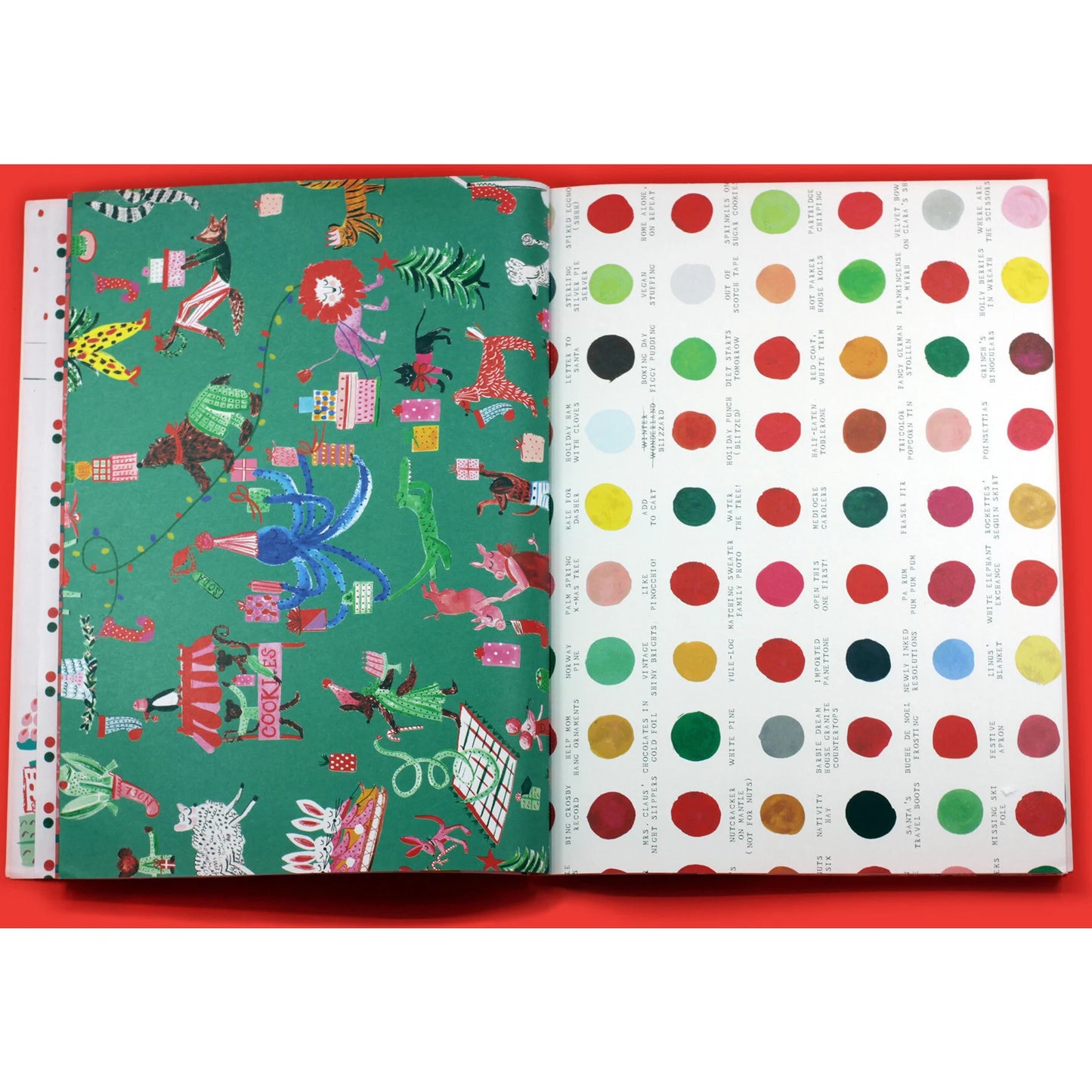 Very Delightful Holiday Wrapping Paper Book