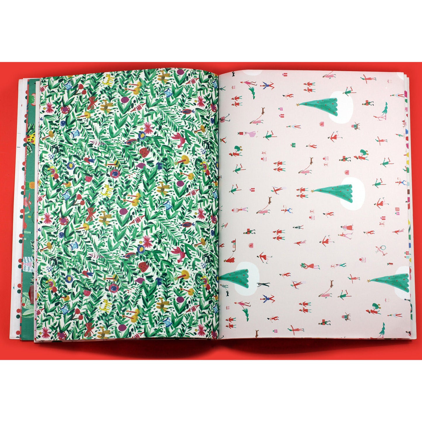 Very Delightful Holiday Wrapping Paper Book