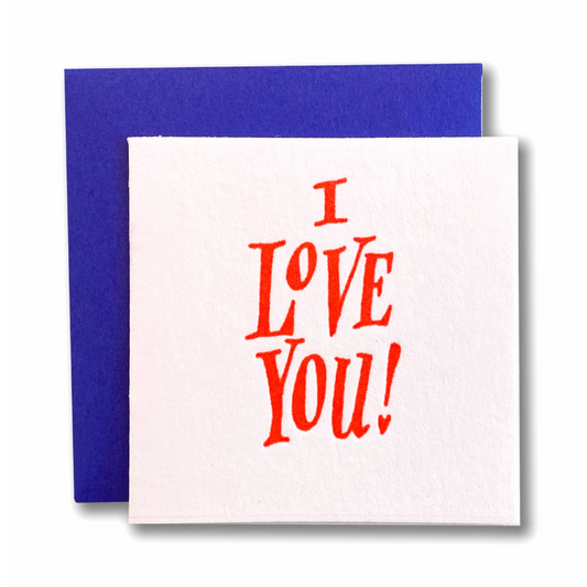 I love you! Tiny Card
