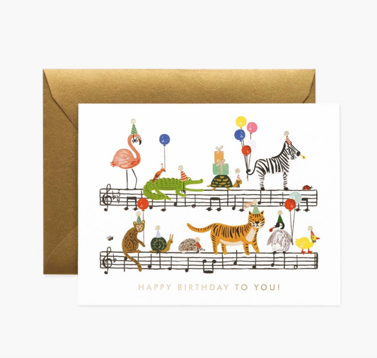 Happy Birthday Song Card
