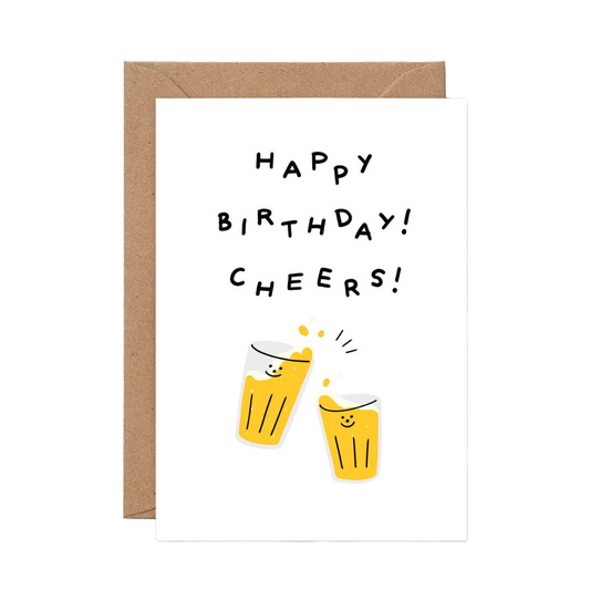 Happy Birthday Cheers Card