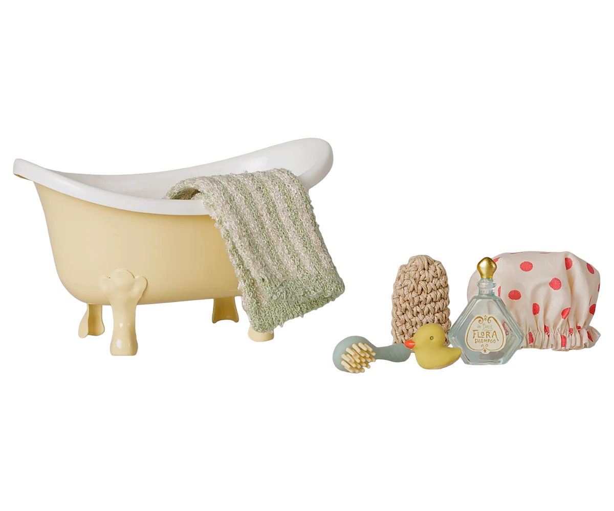 Mouse Bathtub Set | Yellow