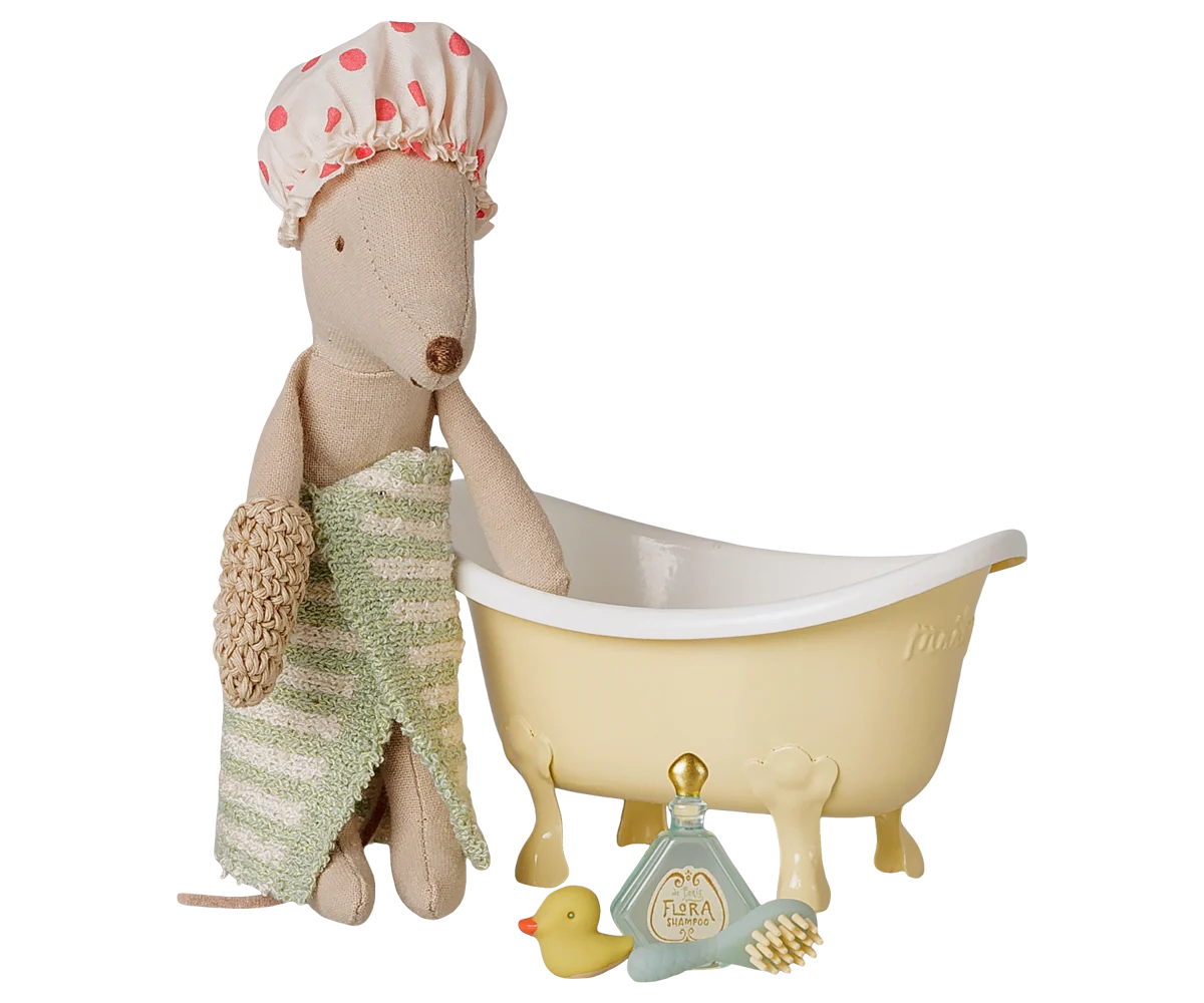 Mouse Bathtub Set | Yellow