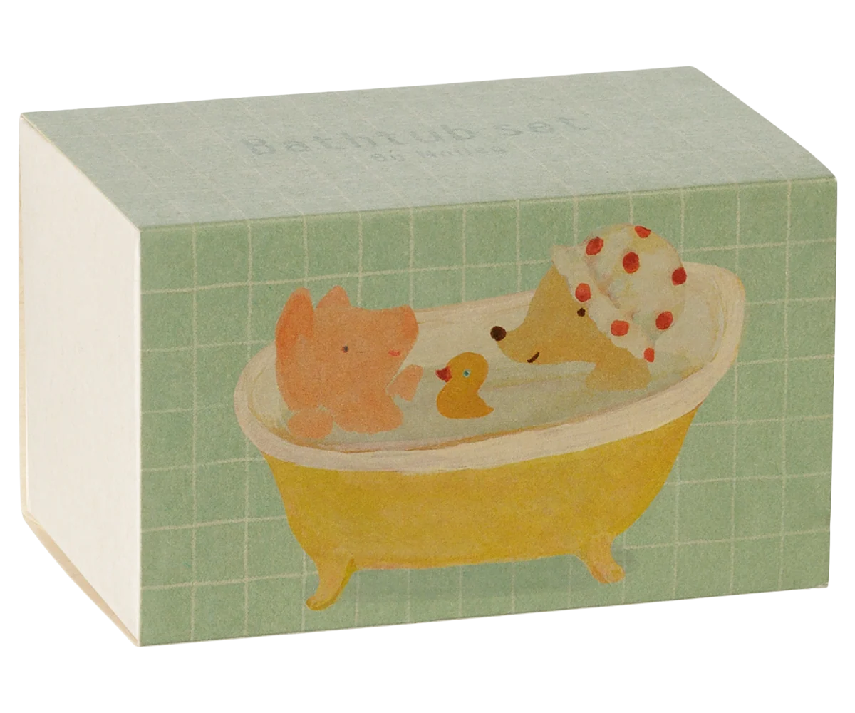 Mouse Bathtub Set | Yellow
