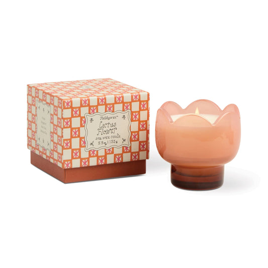 Glass Tulip Candle | Cactus Flower
