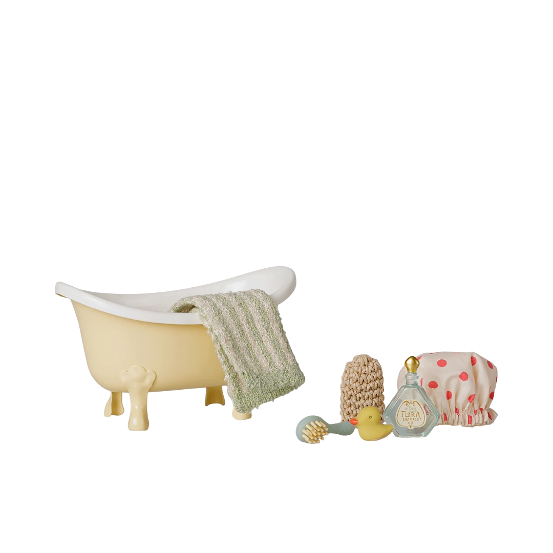 Mouse Bathtub Set | Yellow