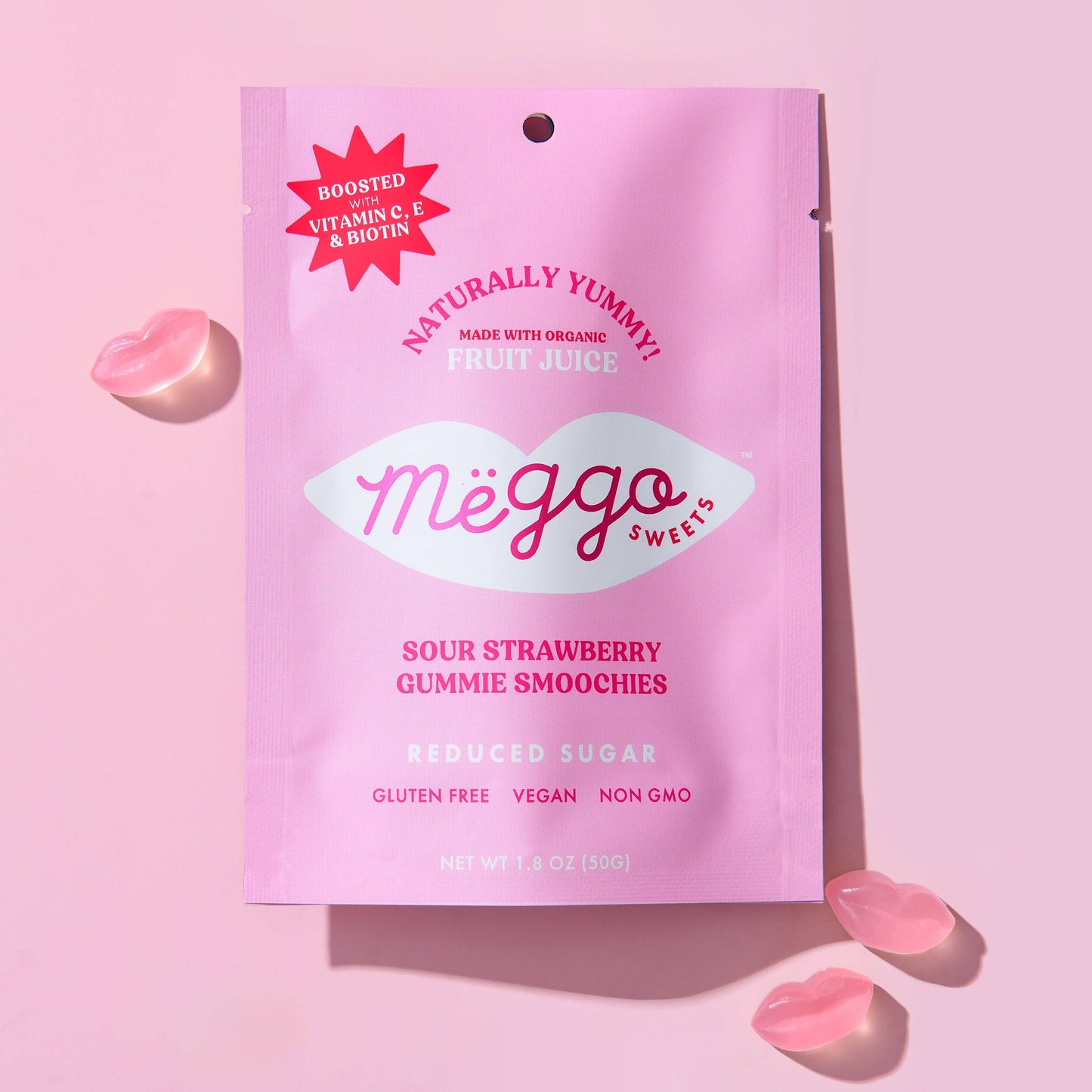 Sour Strawberry Gummie Smoochies