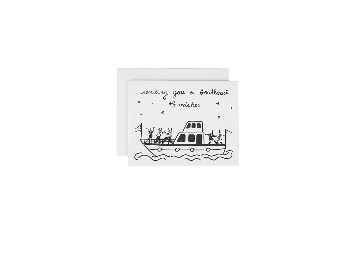 Boatload Boatload Of Wishes Birthday Card – Dot Dot Dot