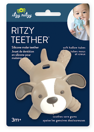 Ritzy Baby Molar Teether | Puppy