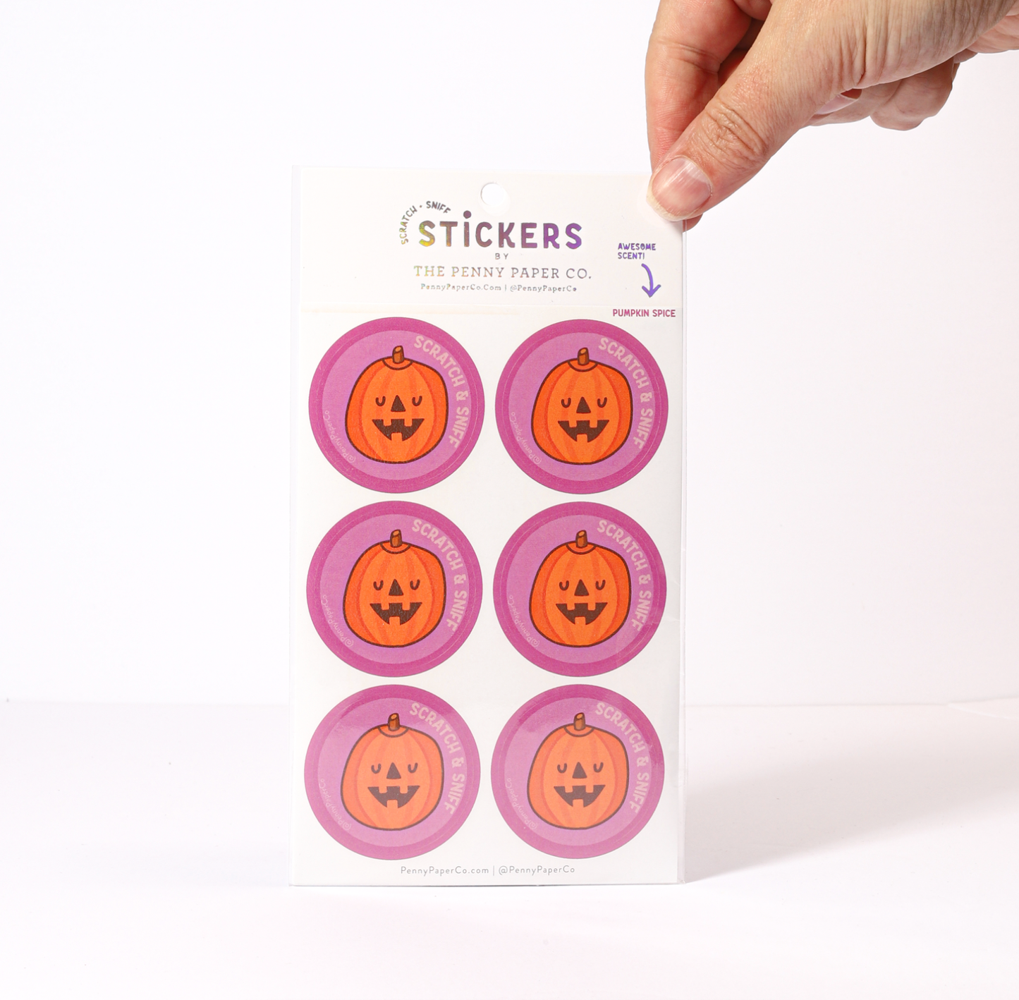 Scratch and Sniff Stickers | Pumpkin Spice